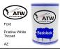 Preview: Ford, Pristine White Tricoat, AZ: 500ml Lackdose, von ATW Autoteile West.